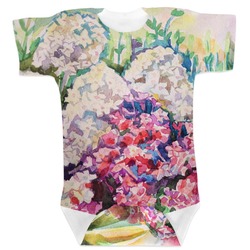 Watercolor Floral Baby Bodysuit 6-12