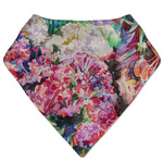 Watercolor Floral Bandana Bib