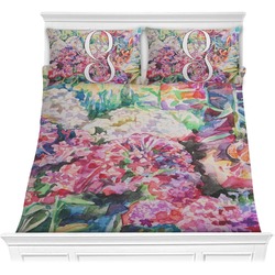 Watercolor Floral Comforter Set - Full / Queen