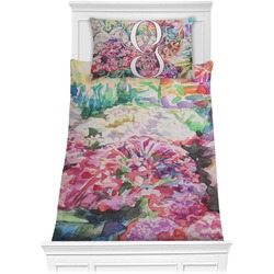 Watercolor Floral Comforter Set - Twin