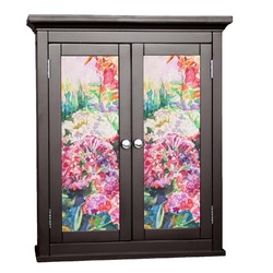 Watercolor Floral Cabinet Decal - Small