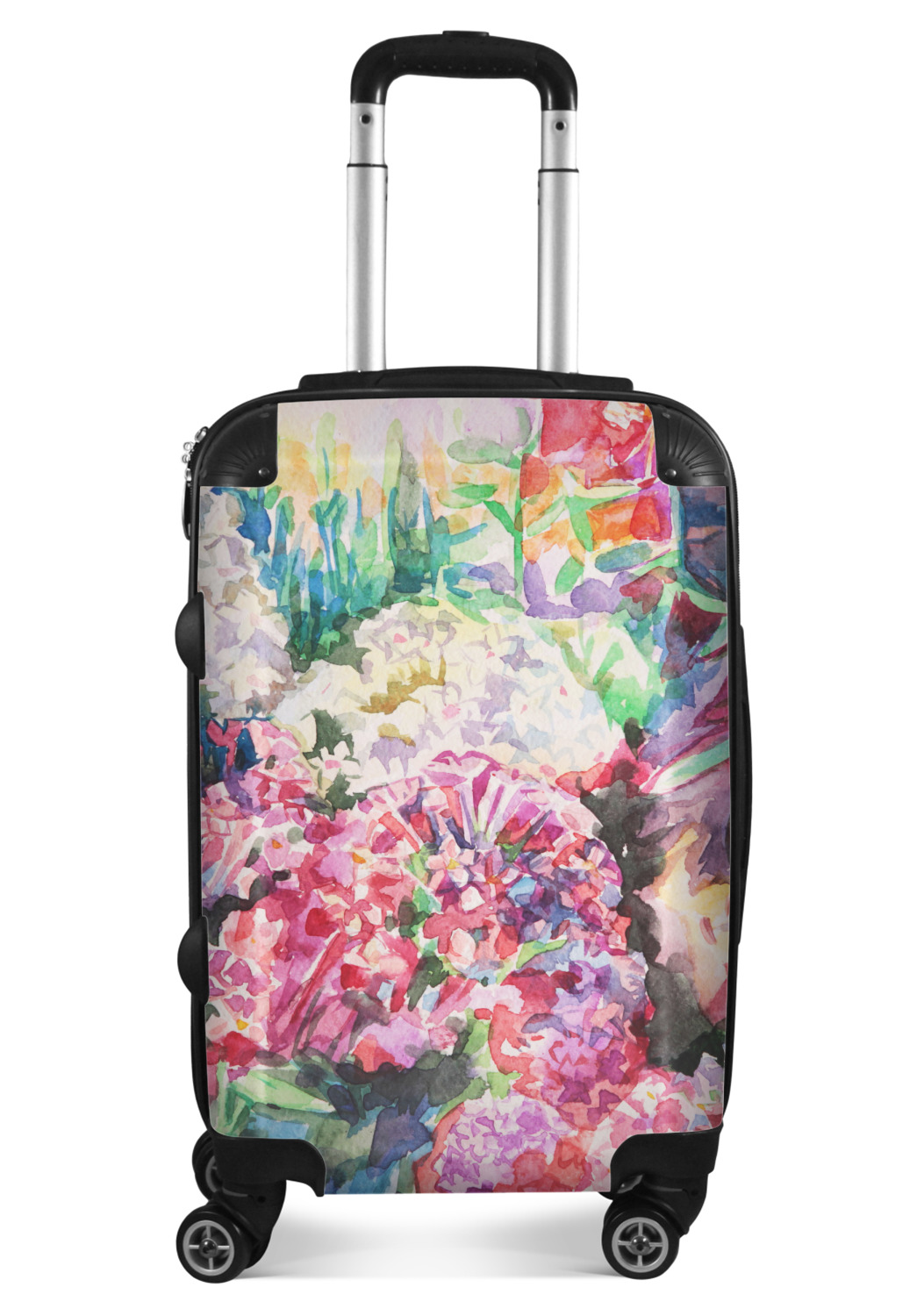 Flower hard cheap case luggage