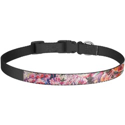Watercolor Floral Dog Collar - Large
