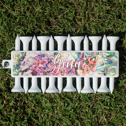 Watercolor Floral Golf Tees & Ball Markers Set