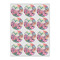 Watercolor Floral Icing Circle - Small - Set of 12