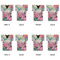 Watercolor Floral Jersey Bottle Cooler - Set of 4 - APPROVAL