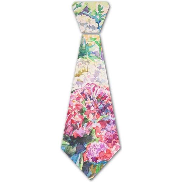 Custom Watercolor Floral Iron On Tie