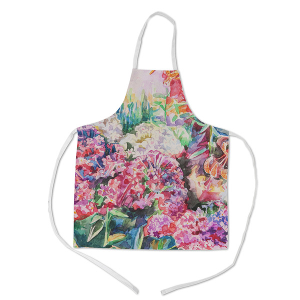 Custom Watercolor Floral Kid's Apron