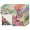 Watercolor Floral Linen Placemat - MAIN Set of 4 (single sided)