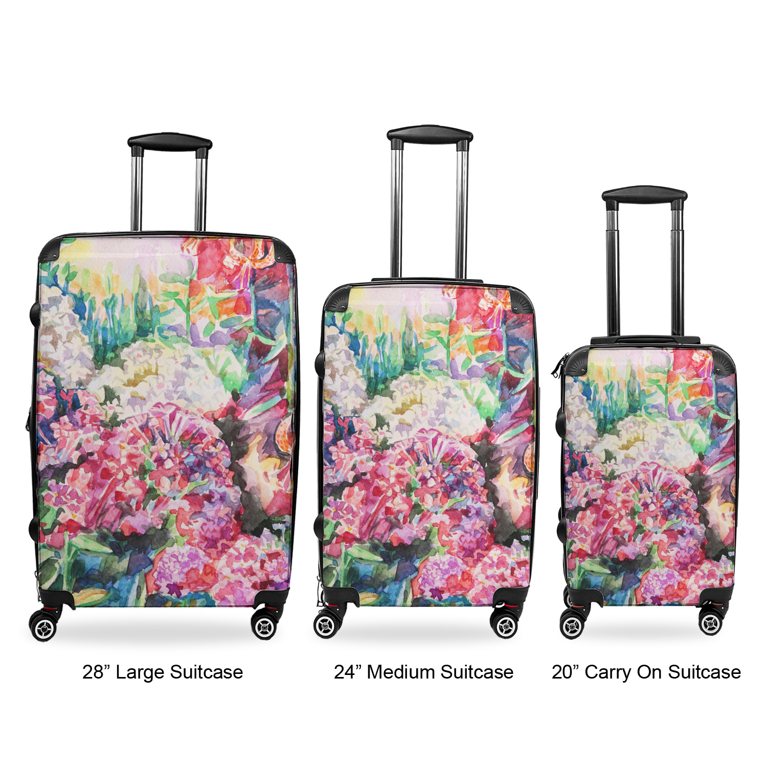 Floral cheap carry on