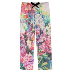Watercolor Floral Mens Pajama Pants - L