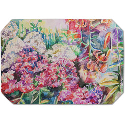 Watercolor Floral Dining Table Mat - Octagon (Single-Sided)
