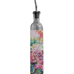Watercolor Floral Oil Dispenser Bottle
