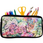 Watercolor Floral Neoprene Pencil Case - Small