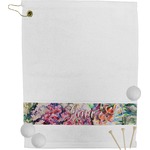 Watercolor Floral Golf Bag Towel