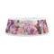 Watercolor Floral Plastic Dog Bowls - Medium - FRONT