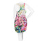 Watercolor Floral Racerback Dress - On Model - Back