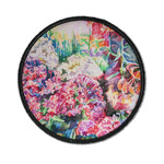 Watercolor Floral Iron On Round Patch