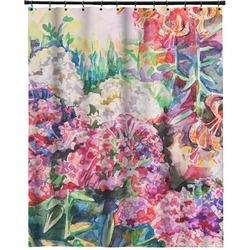 Watercolor Floral Extra Long Shower Curtain - 70"x84"