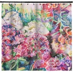 Watercolor Floral Shower Curtain - Custom Size