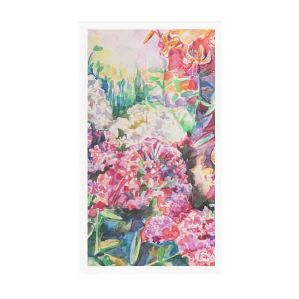 Custom Watercolor Floral Guest Paper Towels - Full Color - Standard