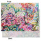 Watercolor Floral Tissue Paper - Lightweight - Medium - Front & Back