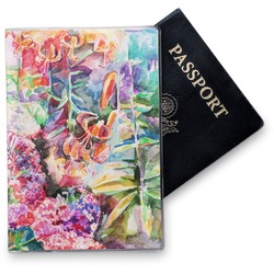 Watercolor Floral Vinyl Passport Holder