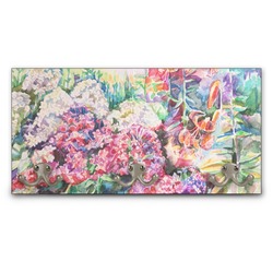 Watercolor Floral Wall Mounted Coat Rack