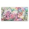 Watercolor Floral Wall Mounted Coat Hanger - Front View