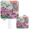 Watercolor Floral White Plastic Stir Stick - Double Sided - Approval