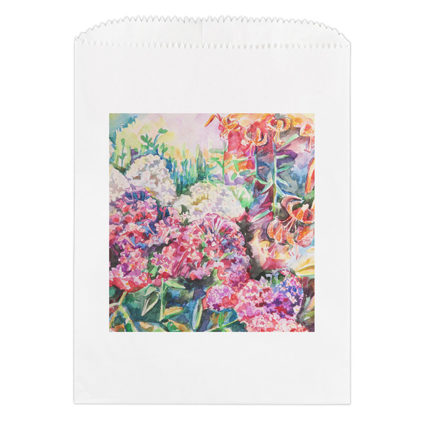 Custom Watercolor Floral Treat Bag