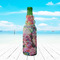 Watercolor Floral Zipper Bottle Cooler - LIFESTYLE