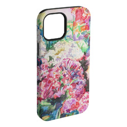 Watercolor Floral iPhone Case - Rubber Lined - iPhone 15 Pro Max