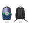 Alligators & Stripes 15" Backpack - APPROVAL