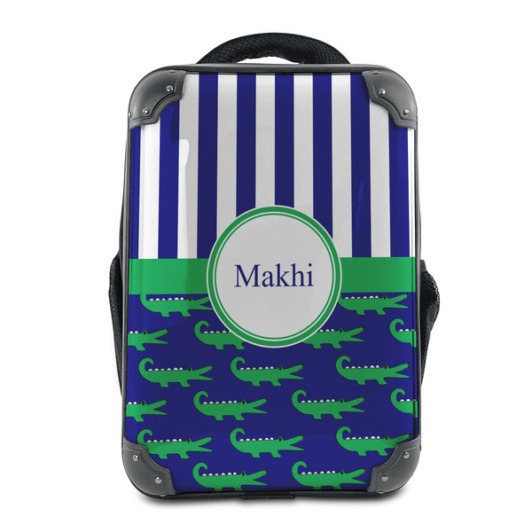 Custom Alligators & Stripes 15" Hard Shell Backpack (Personalized)