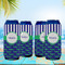 Alligators & Stripes 16oz Can Sleeve - Set of 4 - LIFESTYLE