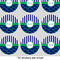 Alligators & Stripes 2" Multipurpose Round Labels - Sheet