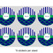 Alligators & Stripes 3" Multipurpose Round Labels - Sheet