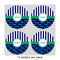 Alligators & Stripes 4" Multipurpose Round Labels - Sheet