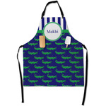 Alligators & Stripes Apron With Pockets w/ Name or Text