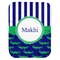 Alligators & Stripes Baby Swaddling Blanket (Personalized)