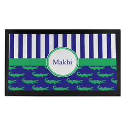 Alligators & Stripes Bar Mat - Small (Personalized)