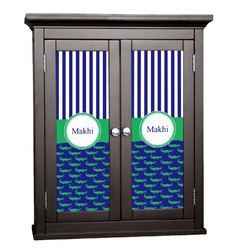 Alligators & Stripes Cabinet Decal - Large (Personalized)