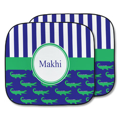 Alligators & Stripes Car Sun Shade - Two Piece (Personalized)