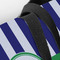 Alligators & Stripes Closeup of Tote w/Black Handles