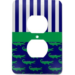 Alligators & Stripes Electric Outlet Plate