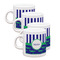 Alligators & Stripes Espresso Cup Group of Four Front