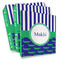 Alligators & Stripes Full Wrap Binders - PARENT/MAIN