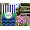 Alligators & Stripes Garden Flag - Outside In Flowers