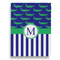 Alligators & Stripes Garden Flags - Large - Double Sided - BACK